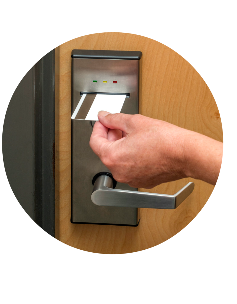 Key fob access control installation