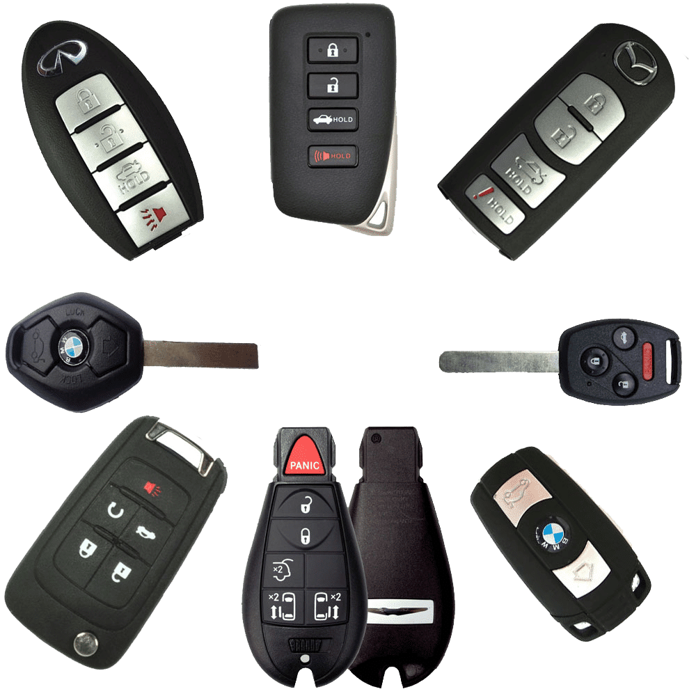 Car Keys and Key Fobs